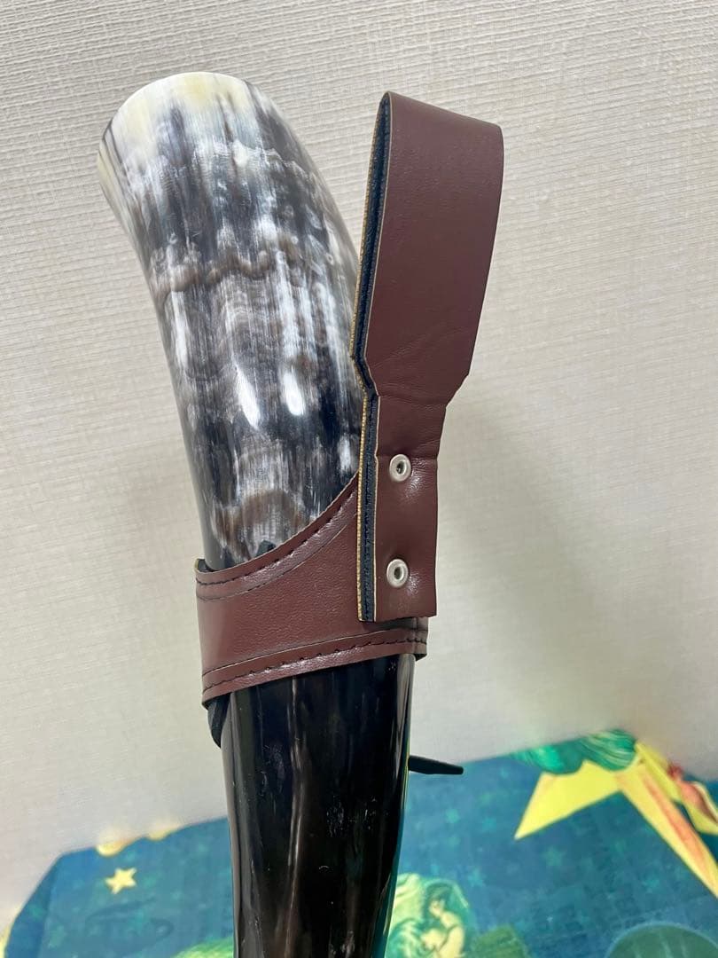 ヴァイキング ドリンキングホーン 角杯 ホーンカップ 400ml 4点セット