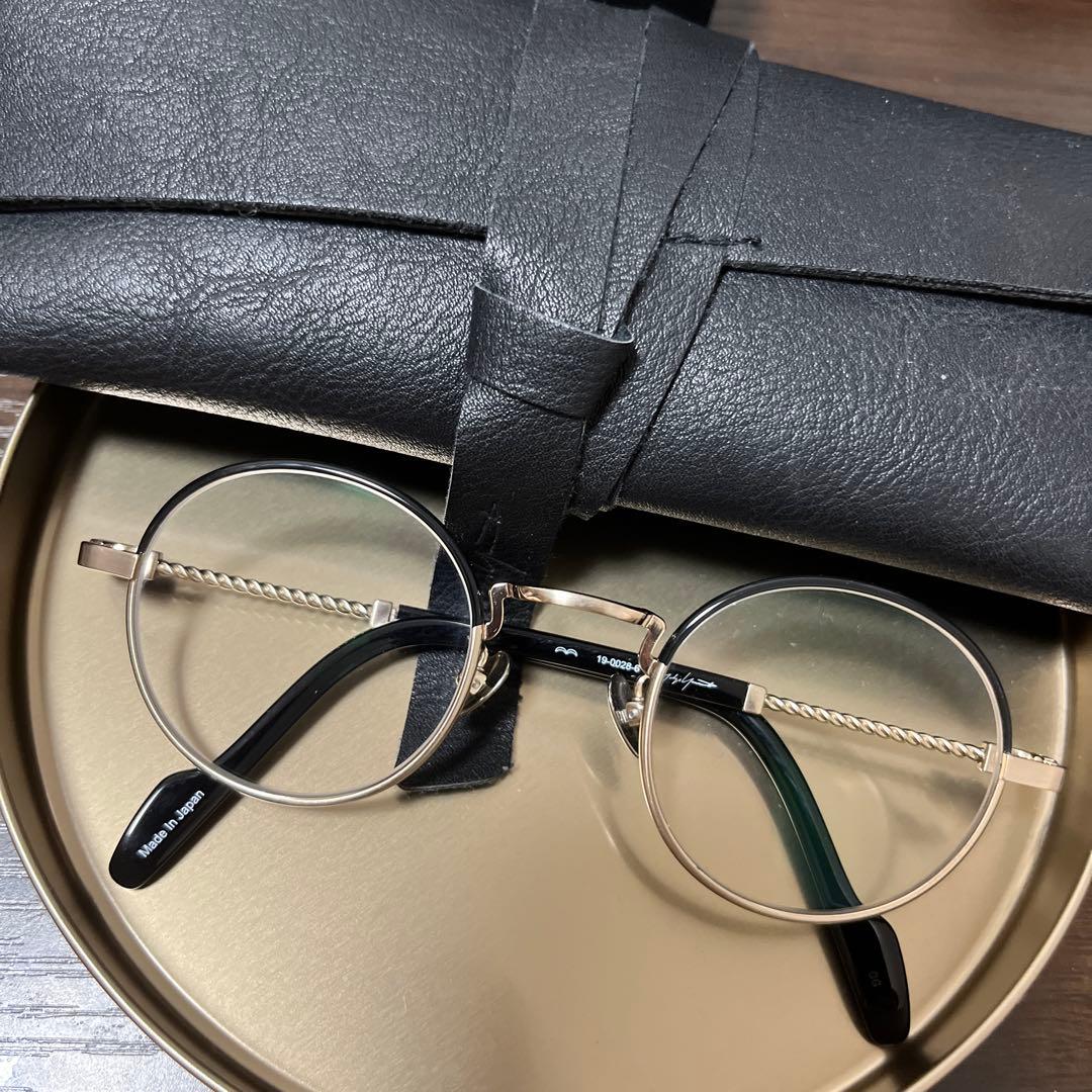 ヨウジヤマモトラウンドメガネ ケース付き