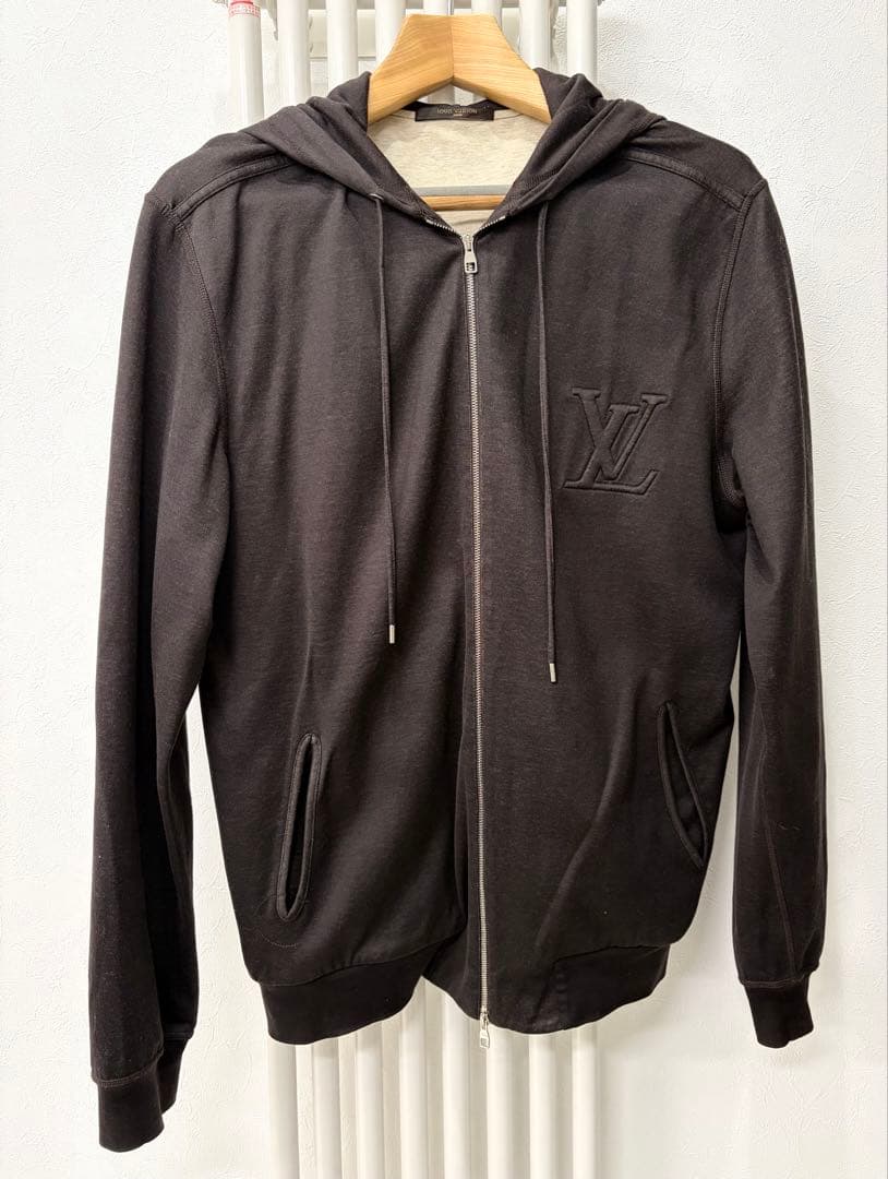 Louis Vuitton ルイヴィトン メンズ フルジップ パーカー 濃茶
