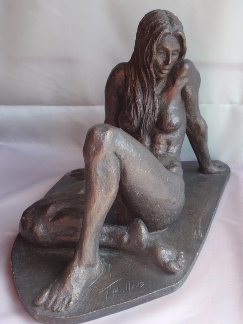 T. Holland （トーマス・ホランド）ブロンズ風 裸婦像 約24cm - メルカリ