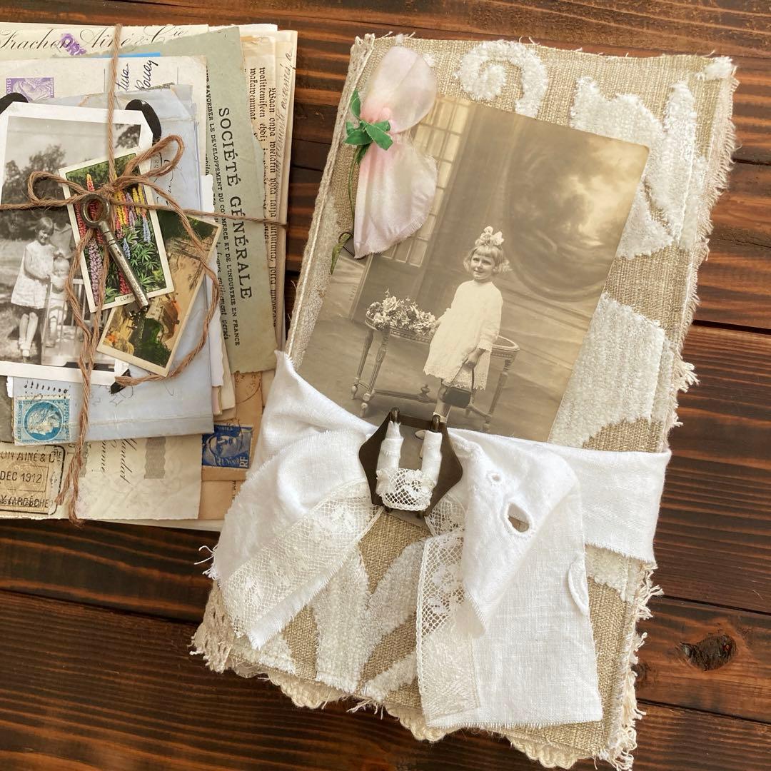 junk journal ジャンクジャーナル雑記帳　エフェメラセット付き