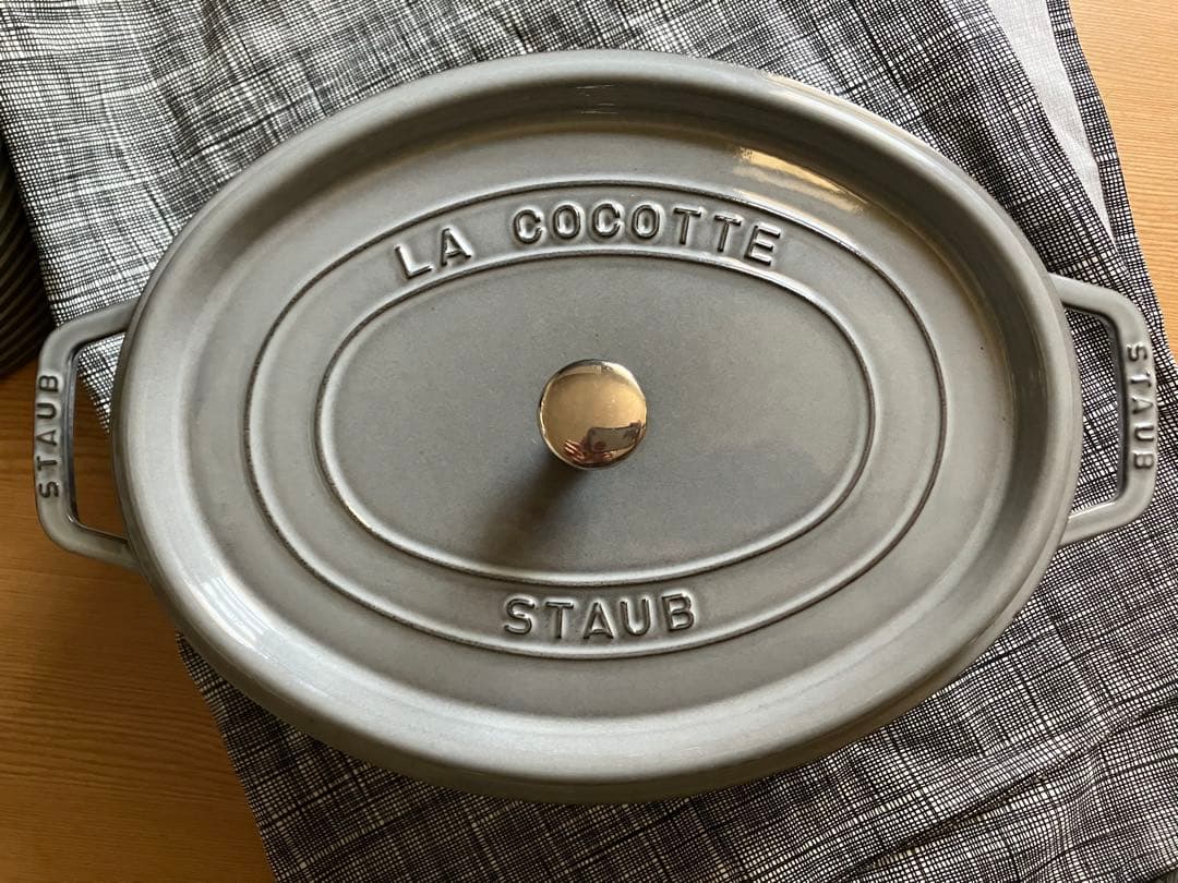 STAUB ピコ・ココット37 オーバル　グレー