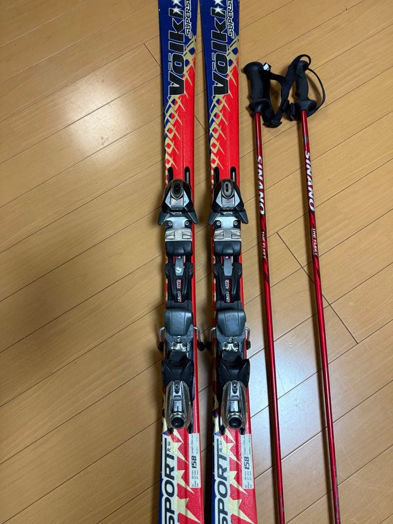 Völkl Supersportスキー板&ストック！　他の所にも掲載早い者勝ち