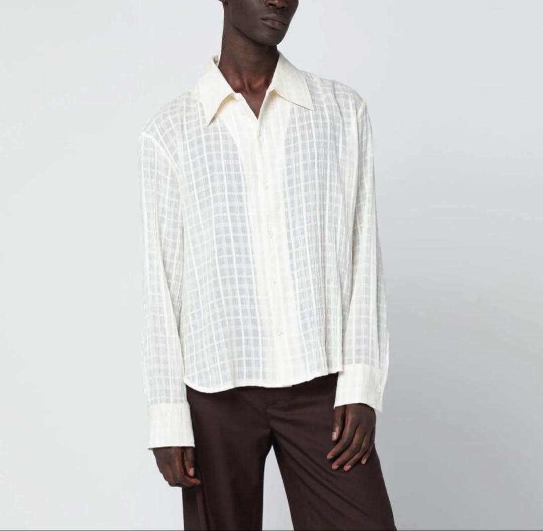 トップス Sefr Ignacio cotton and linen shirt