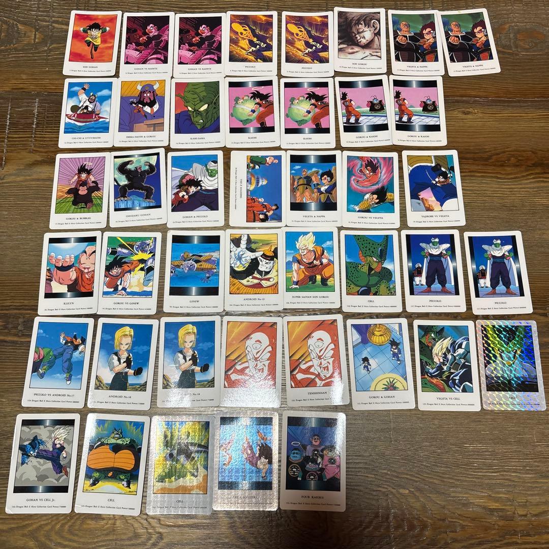 Vintage レア キラカード３枚 ドラゴンボールZ ヒーローコレクション ドラゴンボール - ドラゴンボールZ カード3枚セット レトロの通販 by