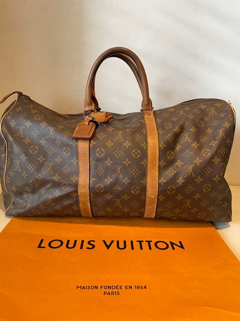 【正規品】LOUIS VUITTON キーポル55 ボストンバッグ ☆ルイヴィトン☆キーポル・バンドリエール 55 (Louis Vuitton