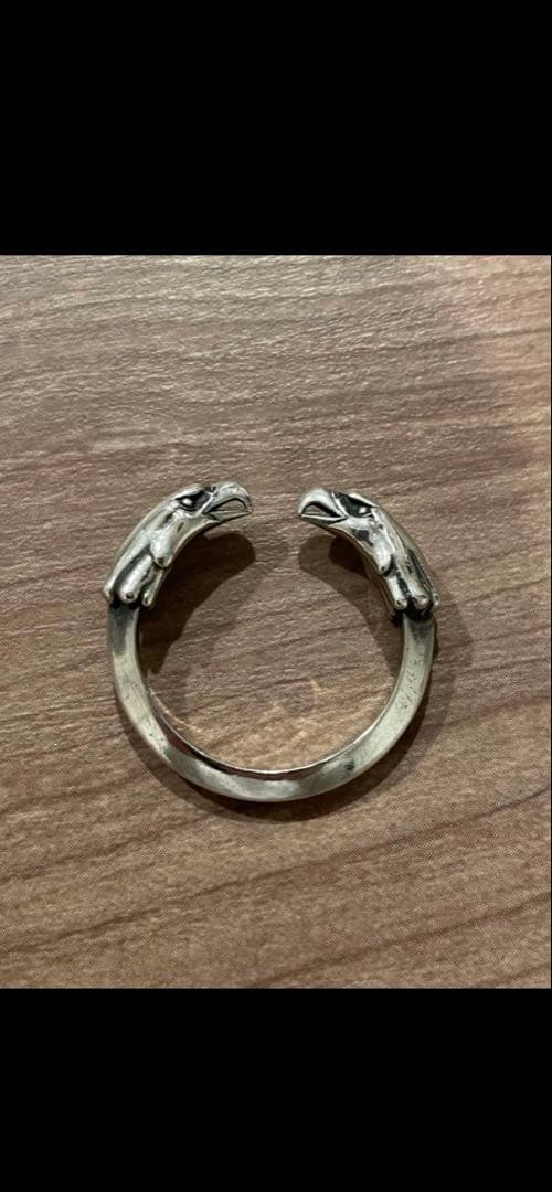 アクセサリー LARRY SMITH DOUBLE EAGLE HEAD RING