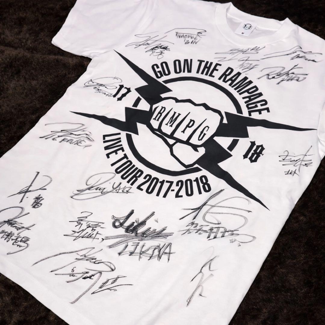 THE RAMPAGE メンバーサイン入りTシャツ
