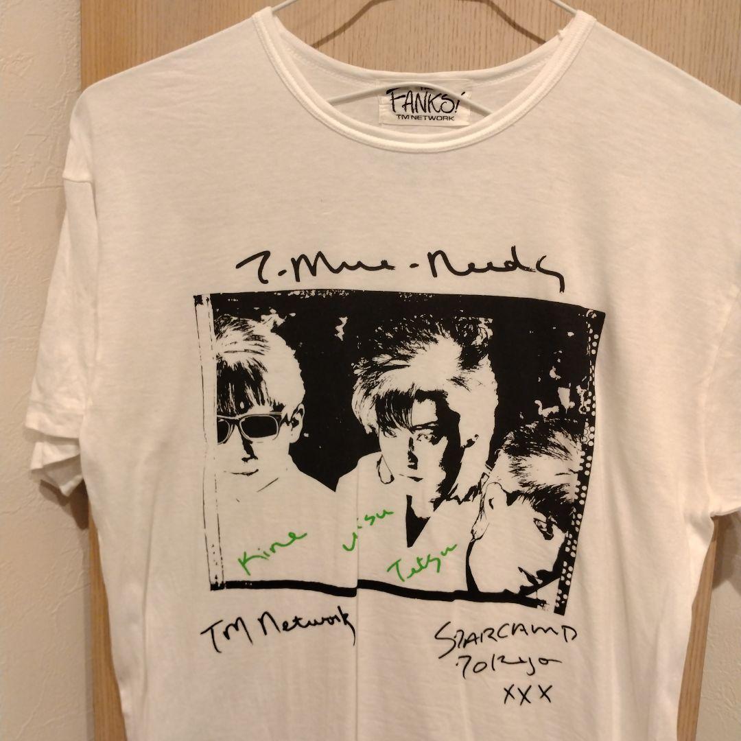 希少　TM NETWORK　当時物　Tシャツ　オフィシャル　FANKS Tシャツ B（S） / TM NETWORK 2024 FANKS! inside : TM NETWORK