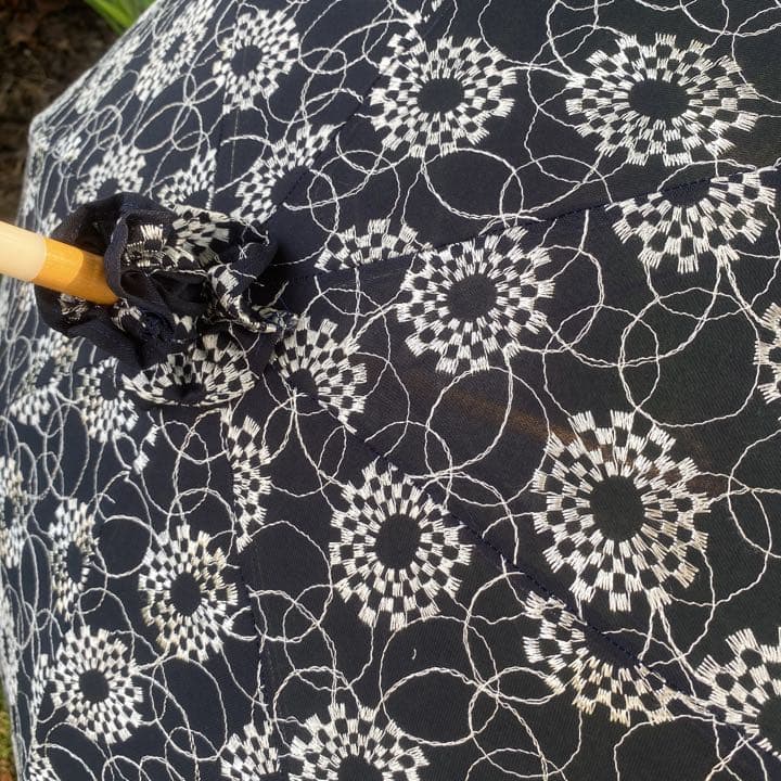 音の絵〜雨の花 日傘【ハンドメイド】 割引