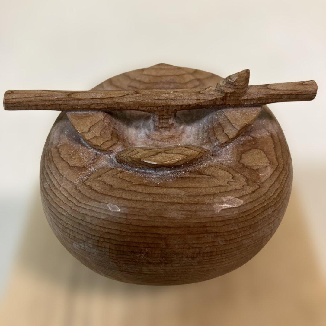 茶道具 一位木彫 香合 礼之作 共箱 - メルカリ