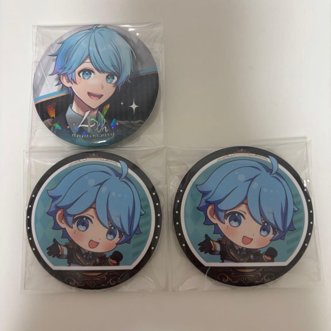 いれいす いむくん -hotoke- 缶バッジ 4周年 愛をありがとう 愛あり