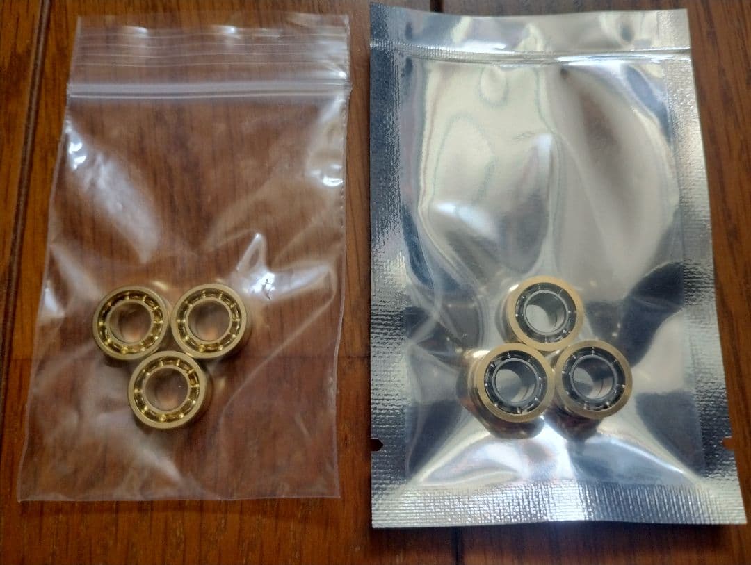 【新品】Cサイズ凹型ベアリング ゴールド 6個