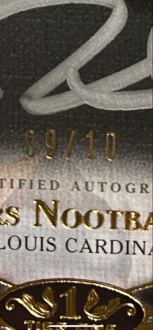 ヌートバーサインカード【世界に10 枚】ルーキー TOPPS 大谷翔平 auto