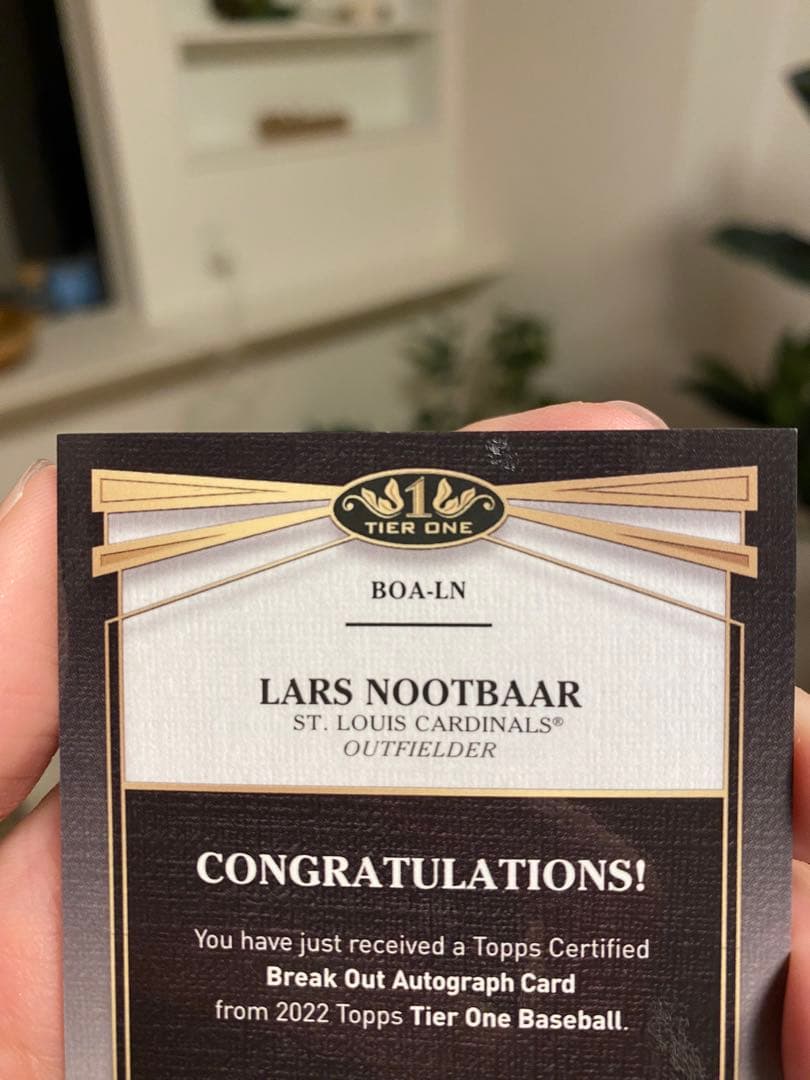 ヌートバーサインカード【世界に10 枚】ルーキー TOPPS 大谷翔平 auto