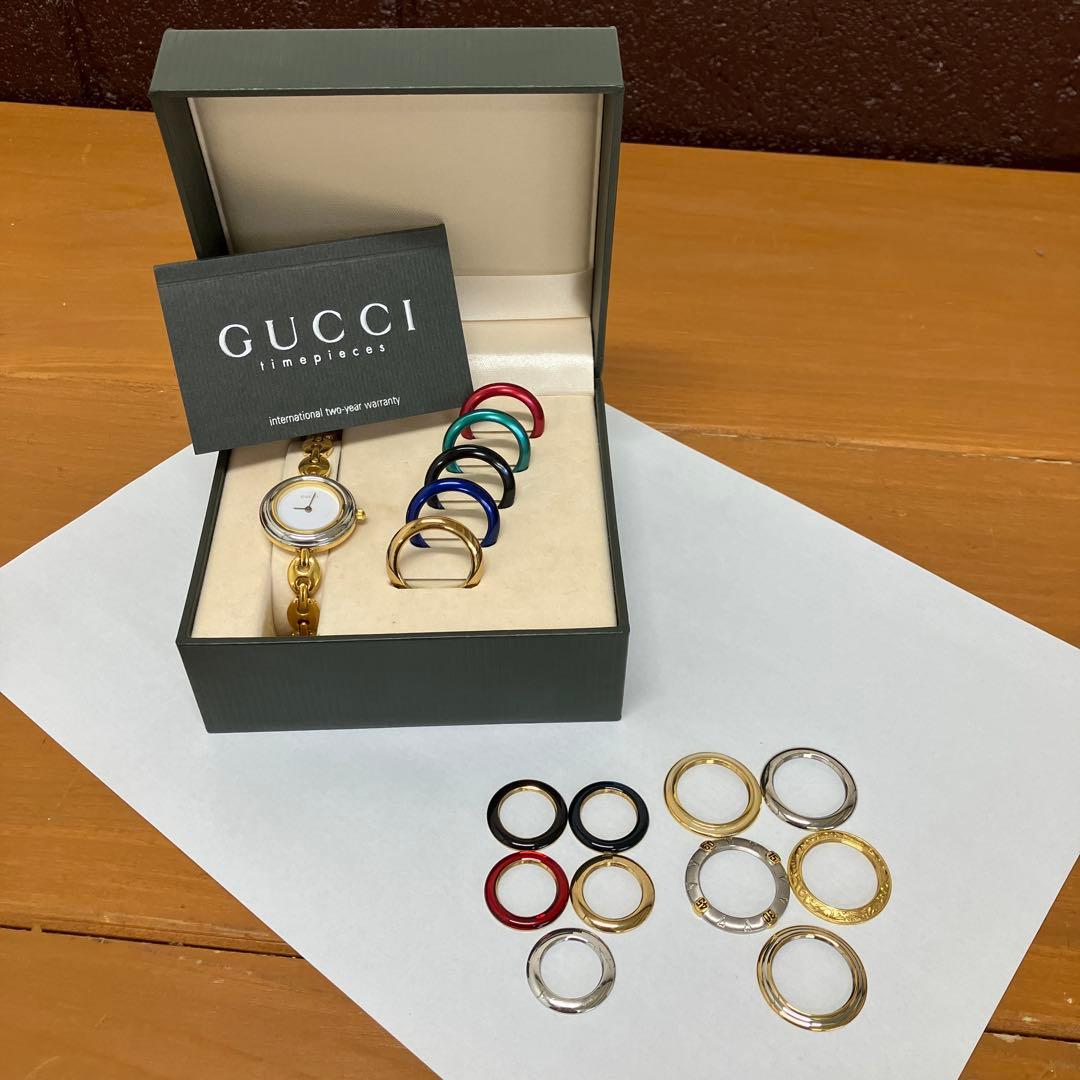 メ19 【GUCCI】　チェンジベゼル　レディース腕時計 新潟店】GUCCIチェンジベゼル再入荷しました！ - チックタック新潟ビル