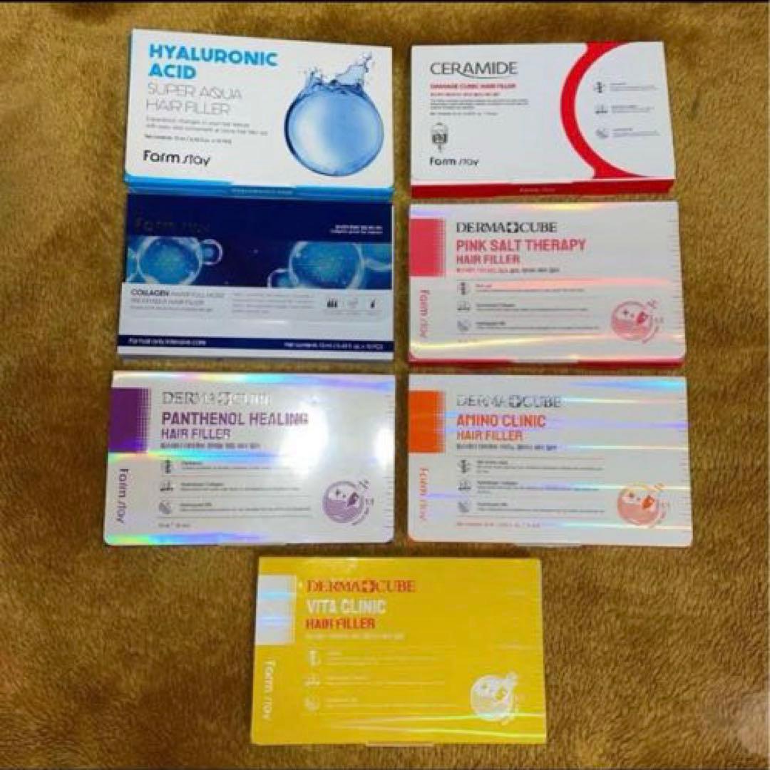 ファームステイ　ヘアエッセンス01〜07　ヘアパック　ヘアフィラー　ヘアアンプル