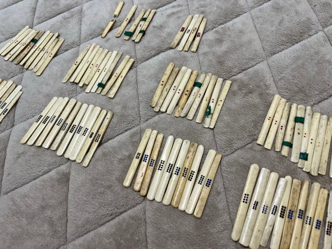 象牙調】麻雀牌セット 昭和レトロ 希少 骨董【骨】 - メルカリ