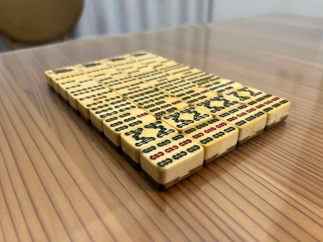 象牙調】麻雀牌セット 昭和レトロ 希少 骨董【骨】 - メルカリ