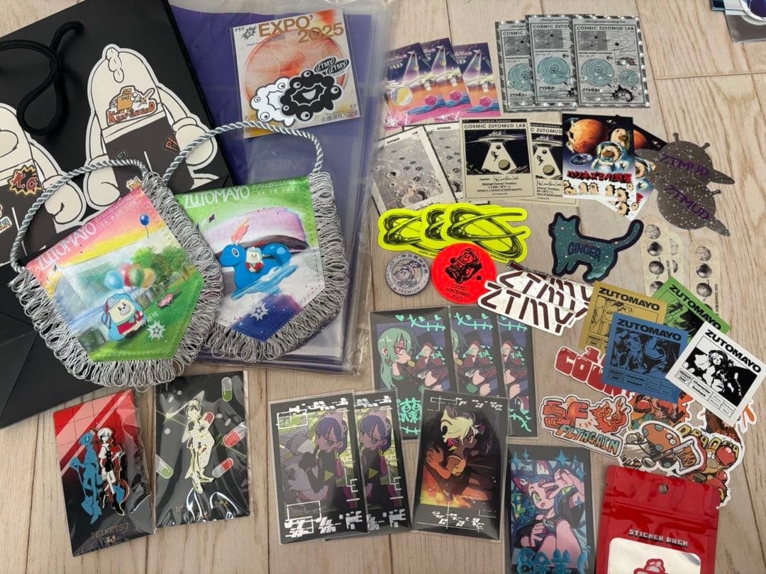 ずとまよ　グッズセット　ステッカー　ピンバッチ　チェキ　タオル ZTMY FCTRステッカー＆ピンズセット - ZUTOMAYO MART