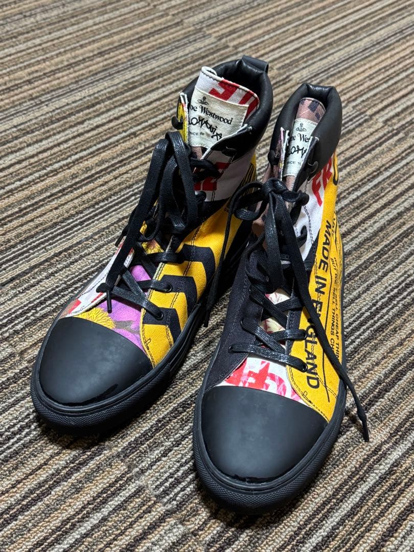 ヴィヴィアンウエストウッド アングロマニア ハイカットスニーカー