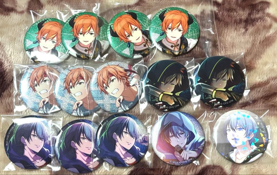 プロセカ グリッター缶バッジ グリ缶 東雲彰人 青柳冬弥 14点セット