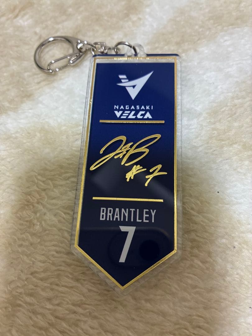 長崎ヴェルカ ジャレル ブラントリー選手 箔押しサイン入り