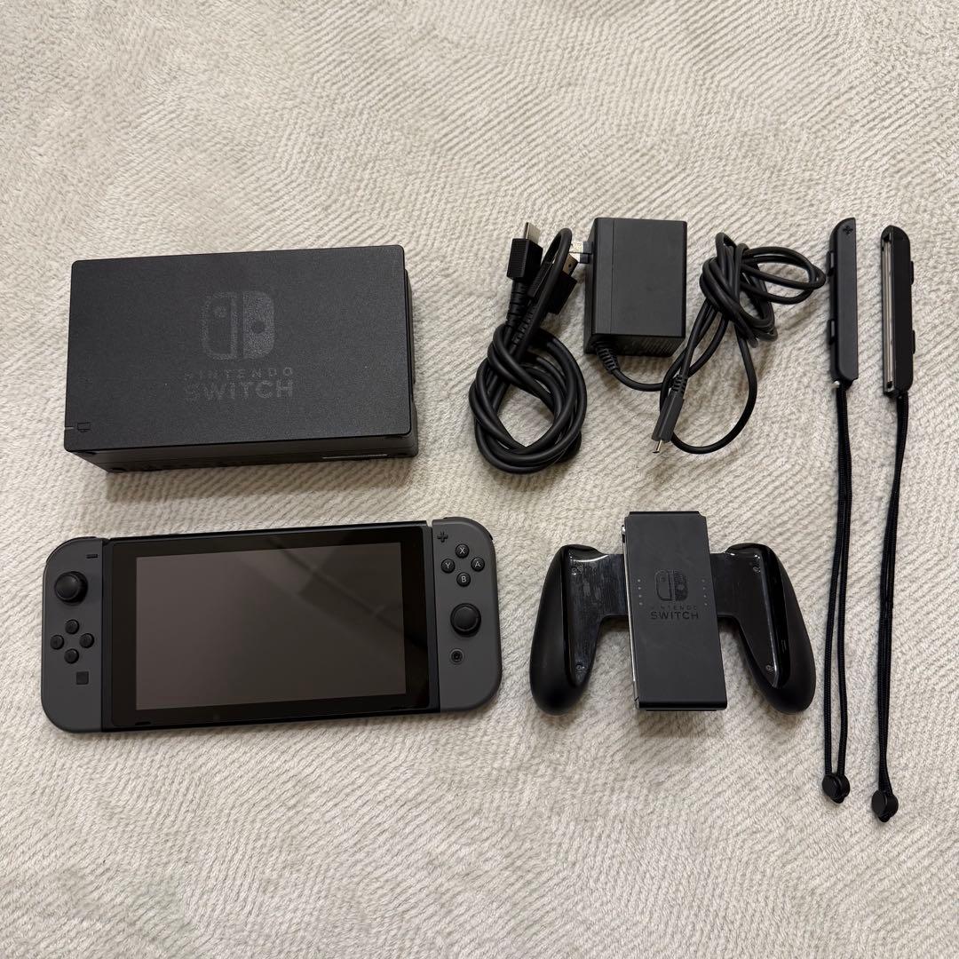 Nintendo Switch 本体セット 箱なし グレー 動作確認済み