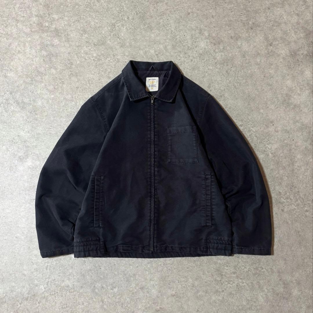 00s GAP ドリズラージャケット コットンワークジャケット フェード M