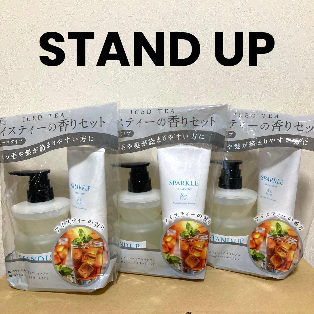 &be STAND UP シャンプー　トリートメント　アイスティー　アンドビー