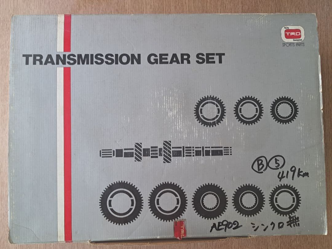 TRDクロスミッション C56•C52用タイプB中古⑤ 決勝走行419Km使用