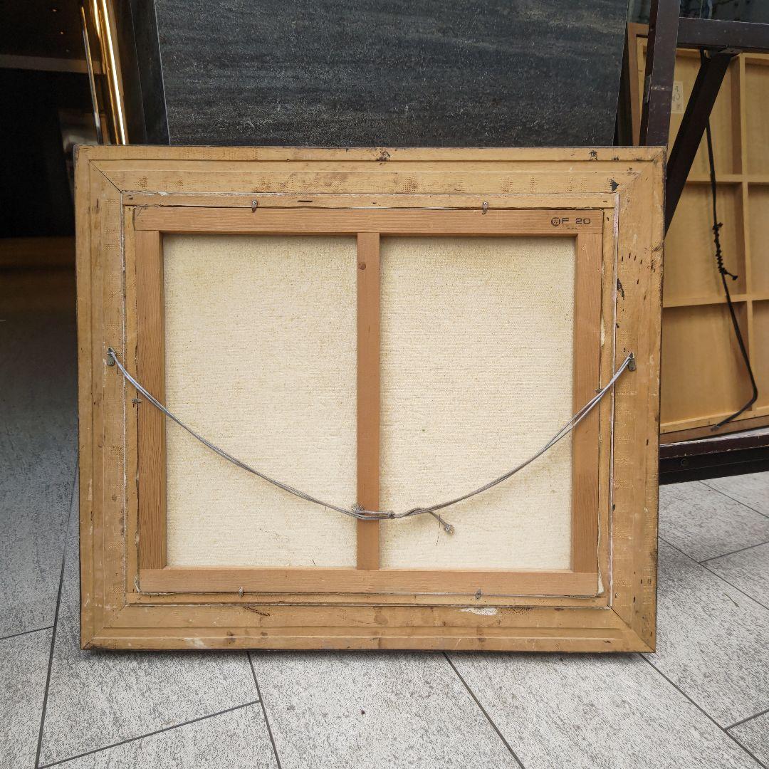 作者不詳 寺院の見えるパリ風景 20号油彩 - メルカリ