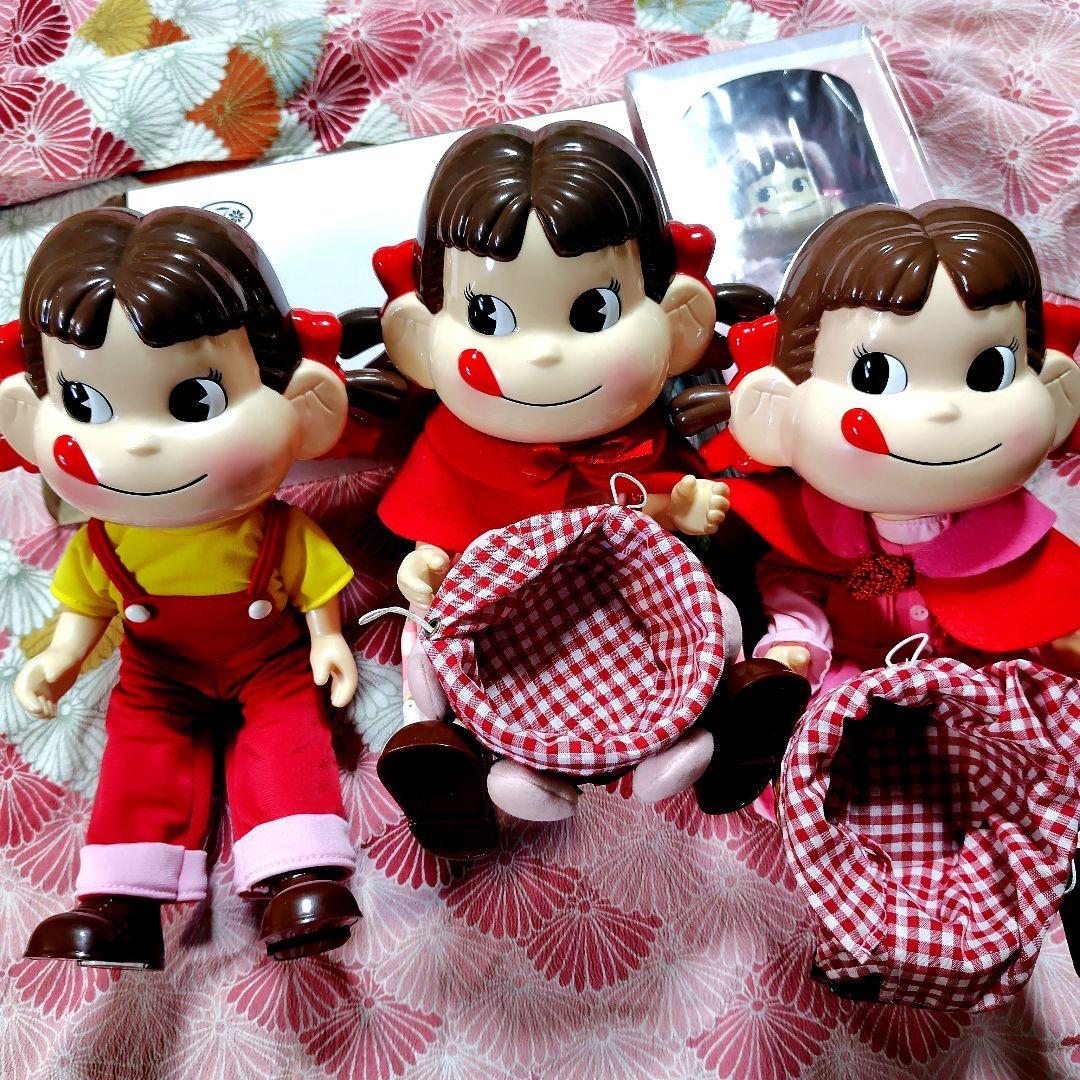 おすわりペコちゃん人形　ペコちゃん　不二家　ペコちゃん人形　フォトフレームペコ