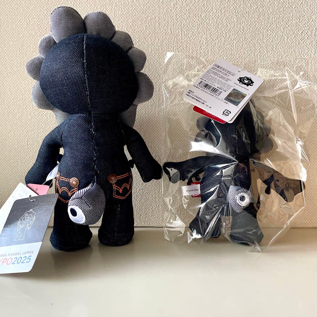 関西万博2025 エドウィンEDWINミャクミャクぬいぐるみ 大＆小セット