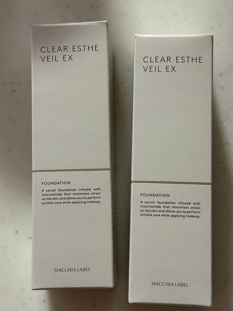 CLEAR ESTHE VEIL EX リキッドファンデーション 30ml 2本