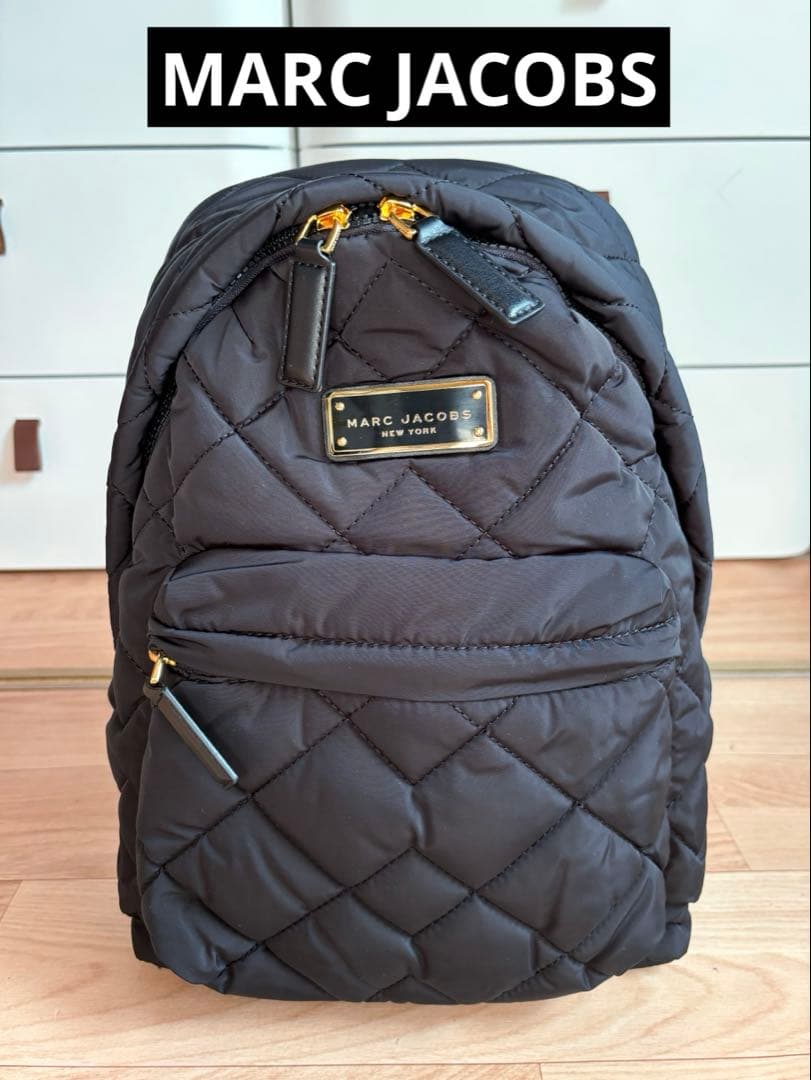 Meg・未使用⭐︎MARC JACOBS ブラック リュック　バックパック マーク・ジェイコブス(MARC JACOBS) ナイロン リュック・バックパック