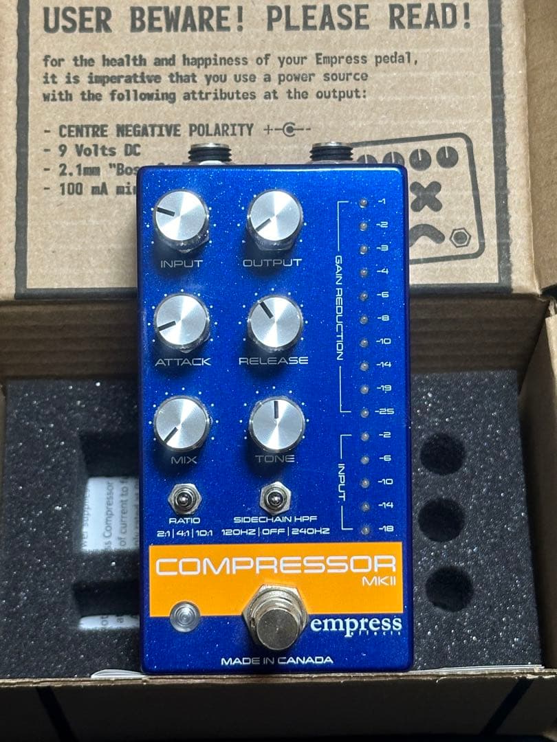 ギター Empress compressor mk2