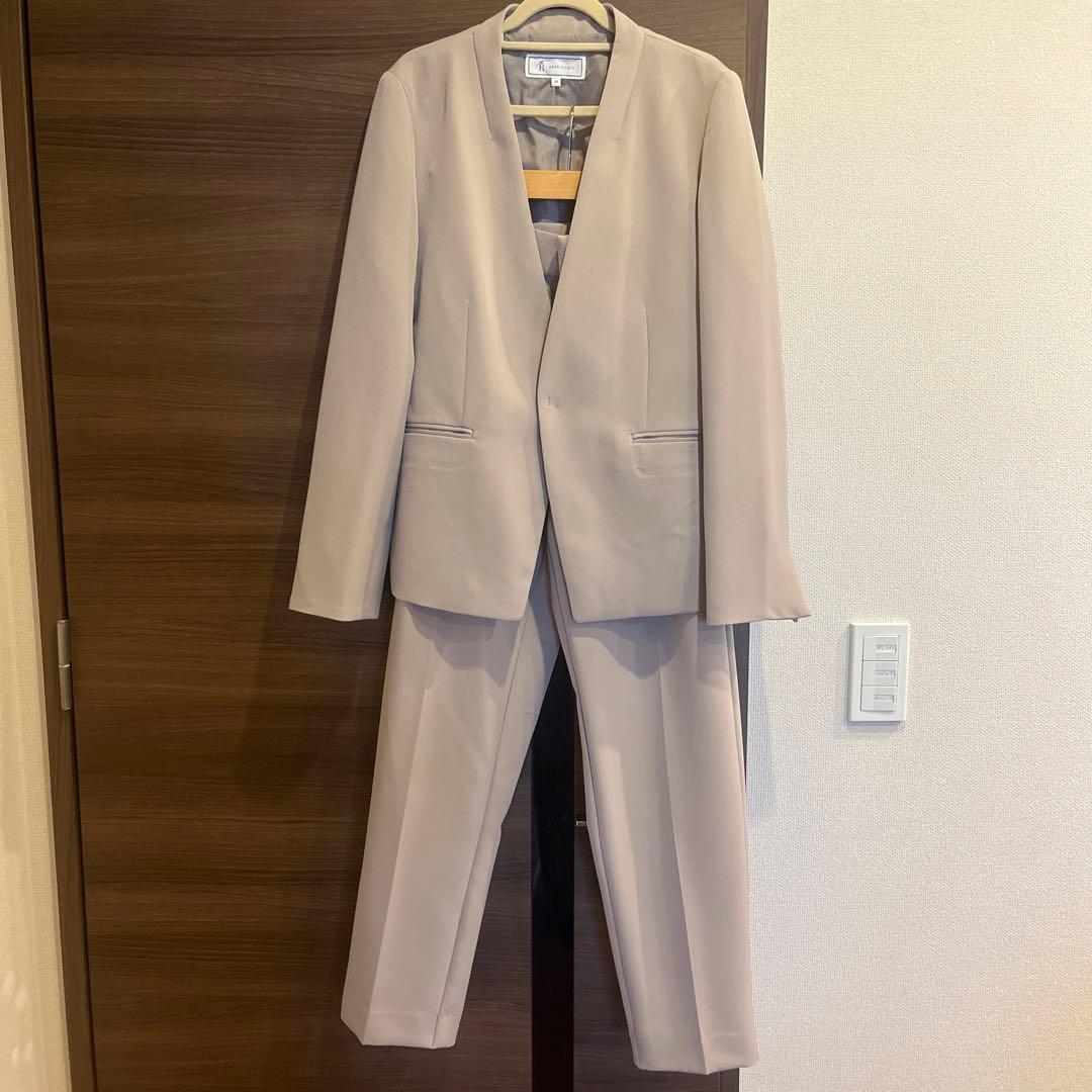 最終価格 【美品】 ROPE PICNIC ベージュ パンツスーツ 38 M ROPÉ PICNIC(ロペピクニック) / 【WEB限定・丈長め】クリアツイル