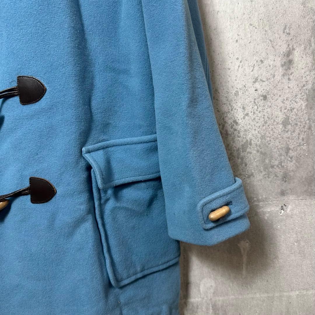 ☆90s☆BURBERRYSウールメルトン ダッフルコート L相当 ノバチェック