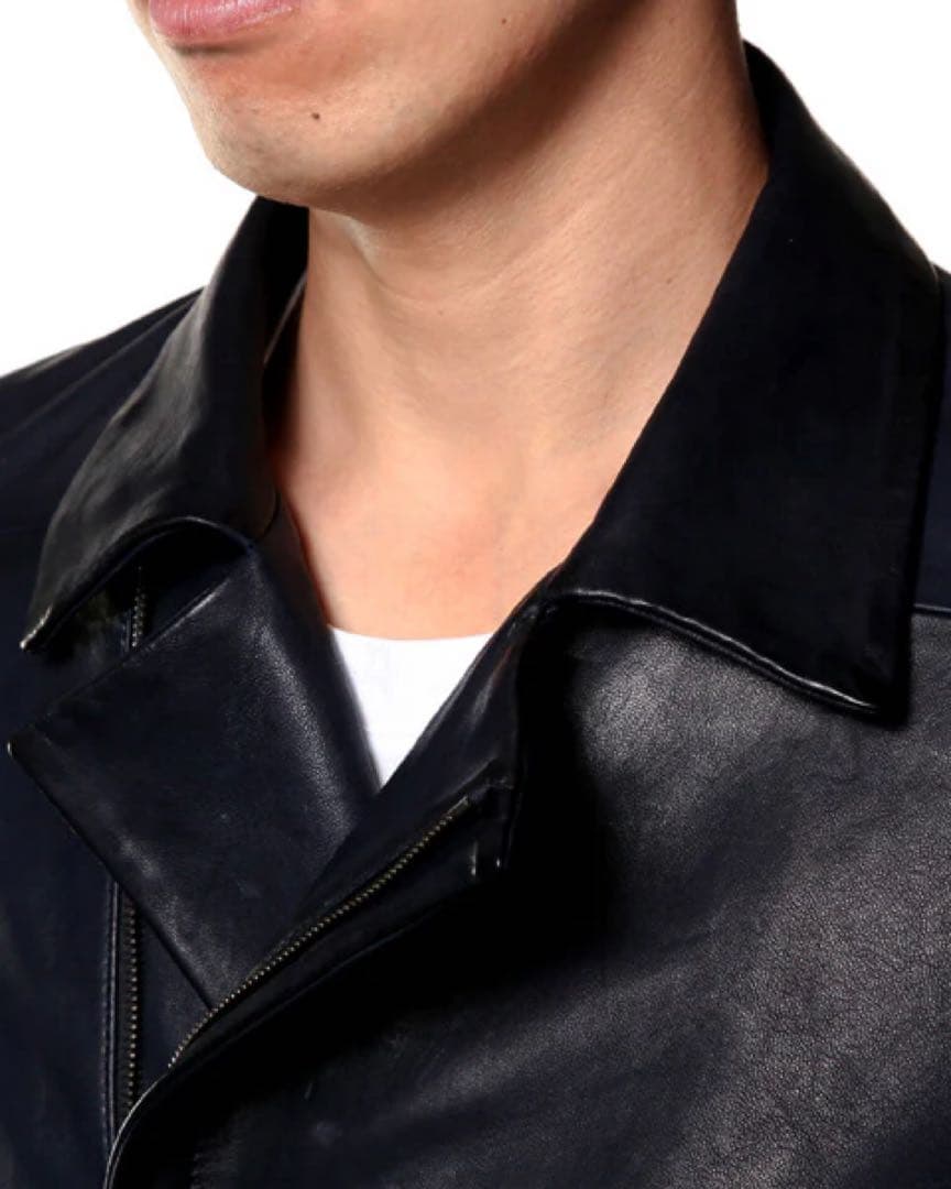 KAZUYUKI KUMAGAI】ベジタブルタンニング ラム ダブルライダース