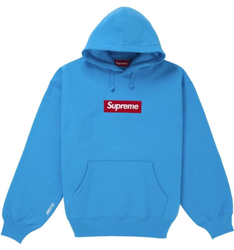 トップス Cyan L Supreme Box Logo Hooded