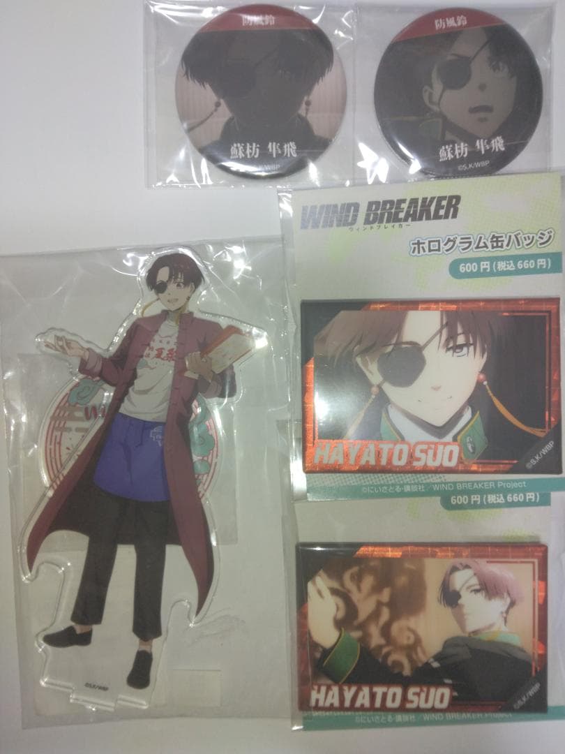 ウインドブレイカー 蘇枋隼飛 ホログラム缶バッジ 場面写缶バッジ