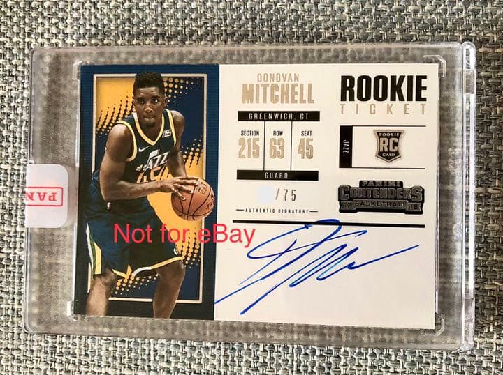 NBAカード Donovan Mitchell ルーキーサイン 75枚限定 ほか