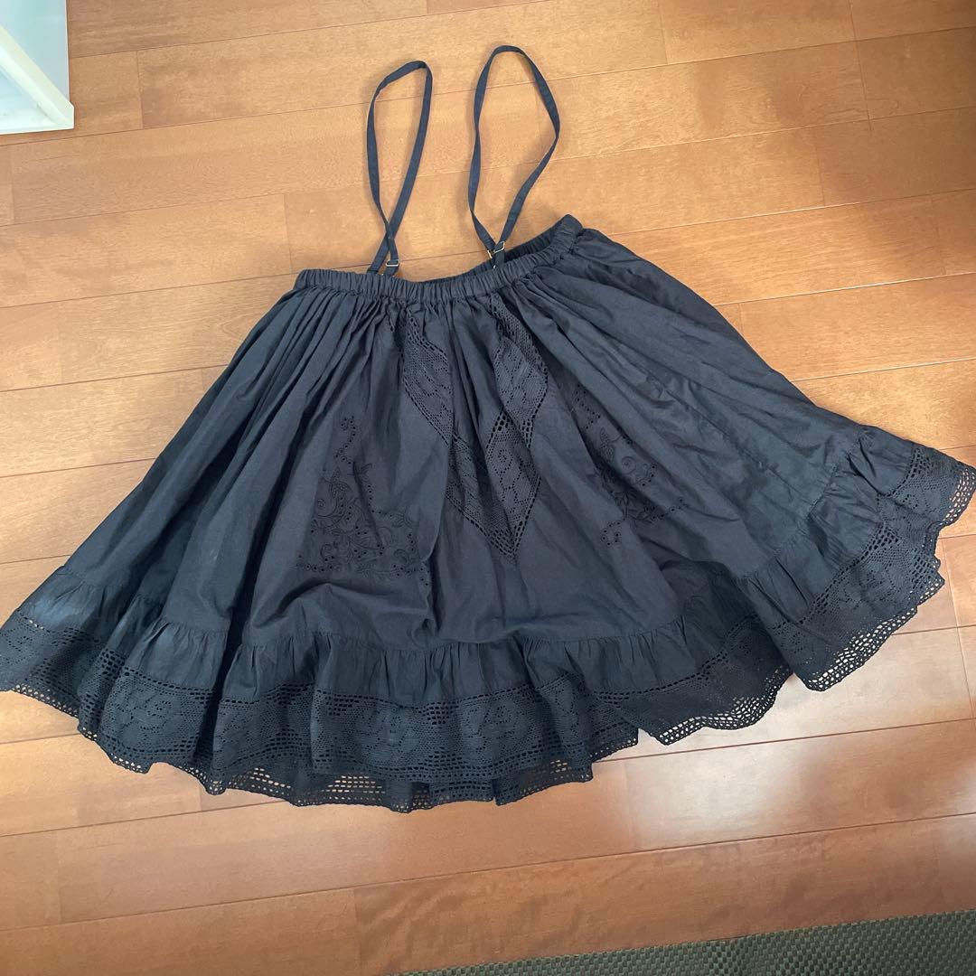 crinkle crinkle crinkle キャミソール　黒　2way