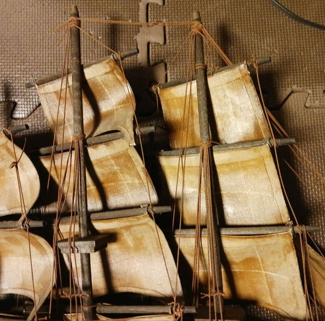 アメリカ軍艦の 船 置物 レトロ傷汚れあり - メルカリ