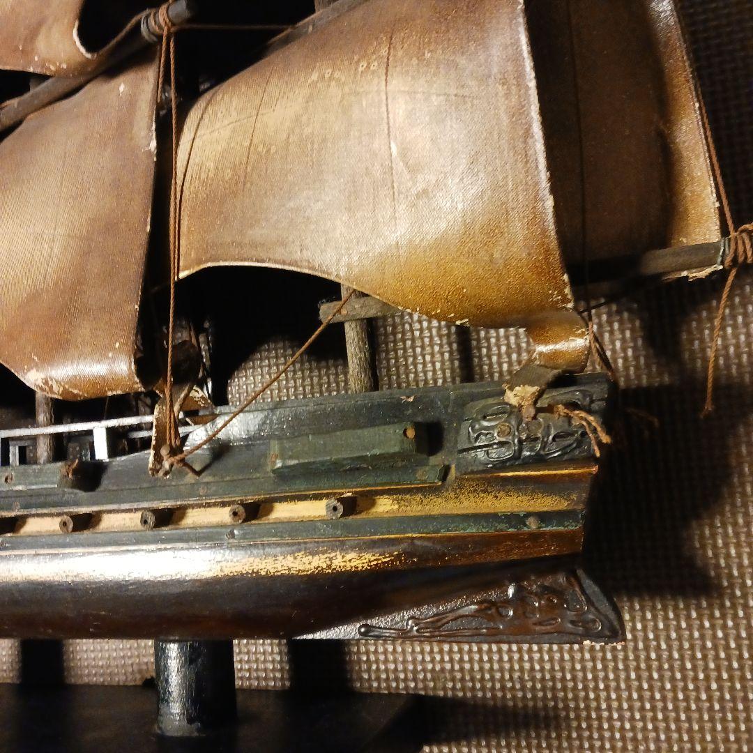 アメリカ軍艦の 船 置物 レトロ傷汚れあり - メルカリ