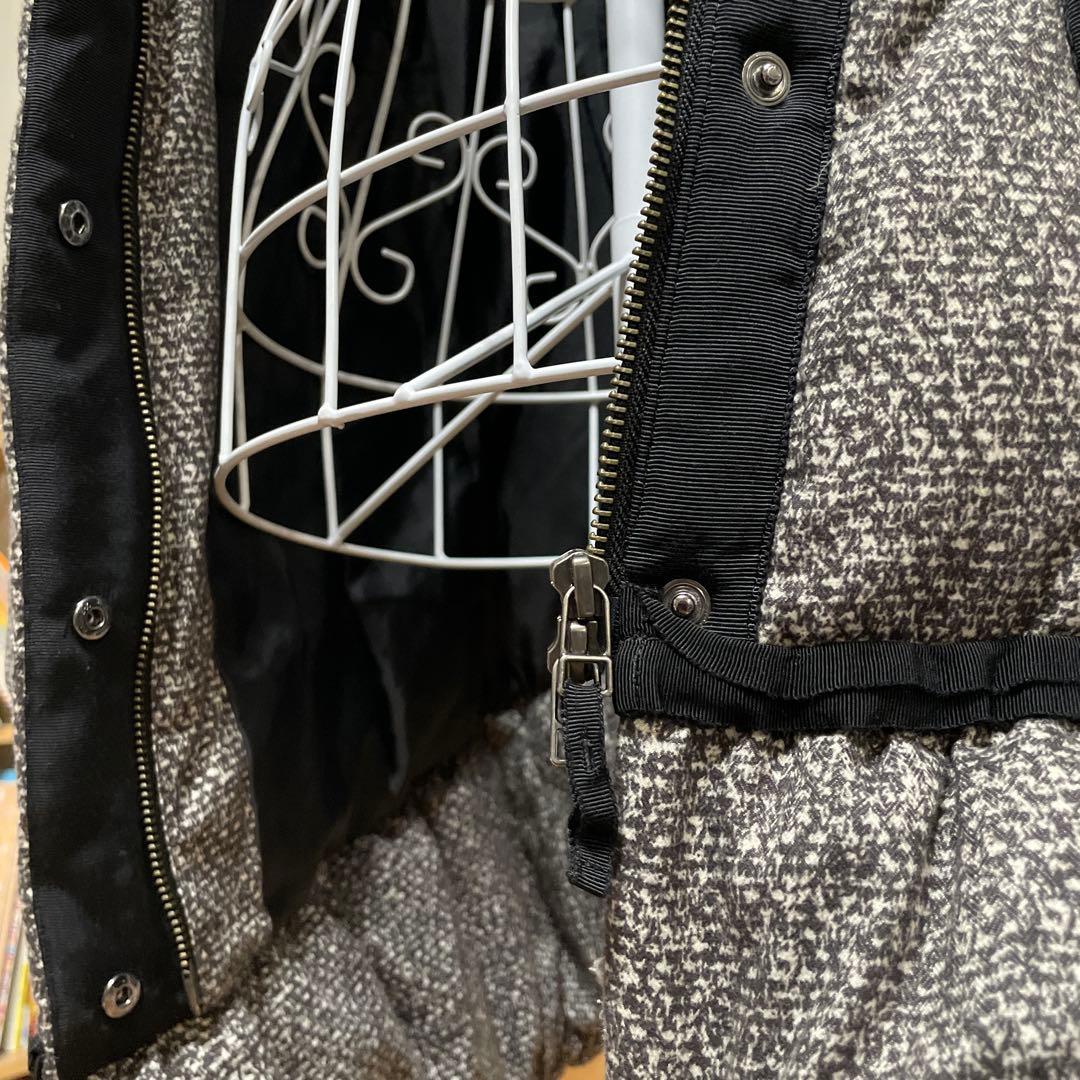 安室奈美恵着用ランバンオンブルー ペプラムダウンコート フードなし