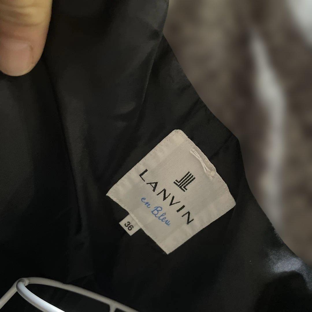 安室奈美恵着用ランバンオンブルー ペプラムダウンコート フードなし