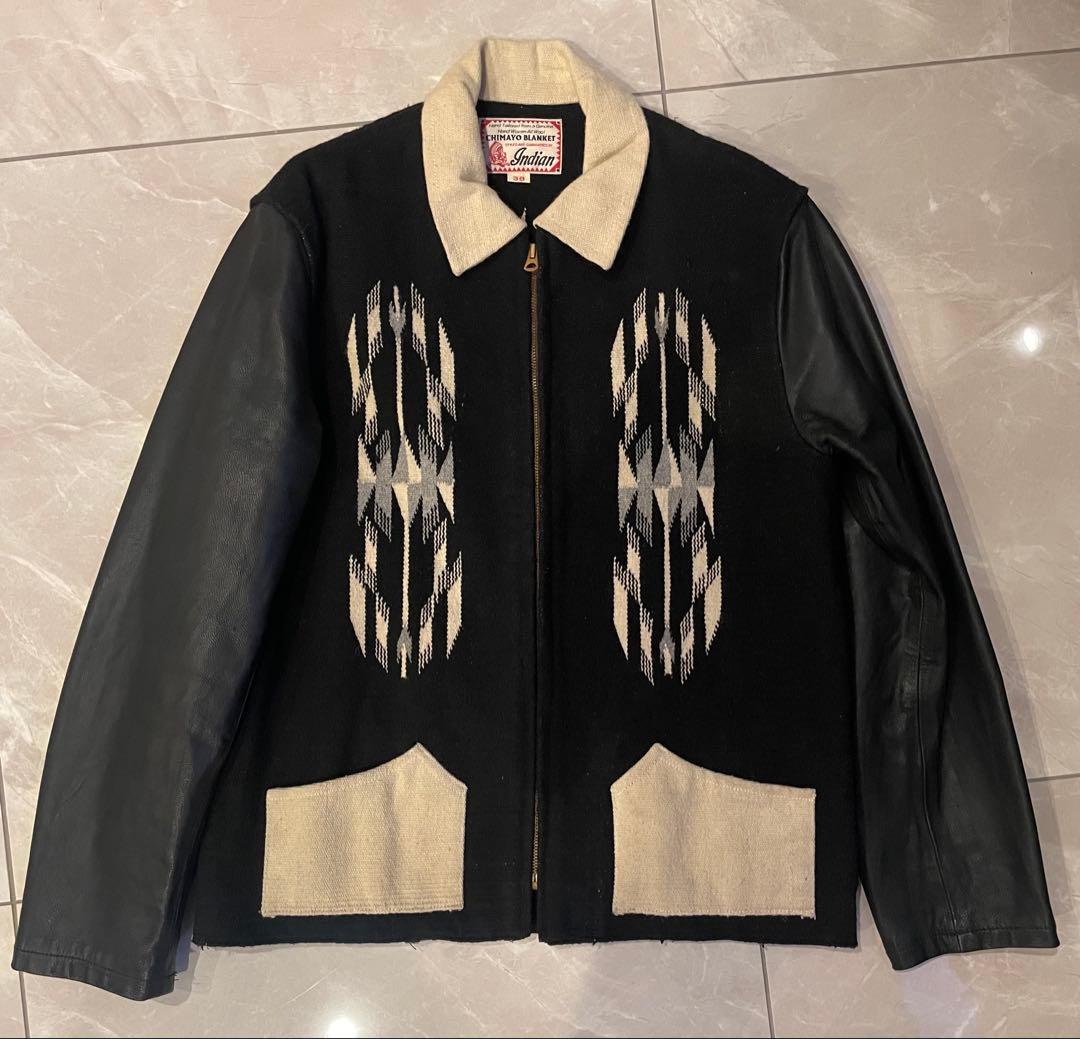 ⭐️ t.t ⭐️Indian Motorcycl チマヨ袖レザージャケット