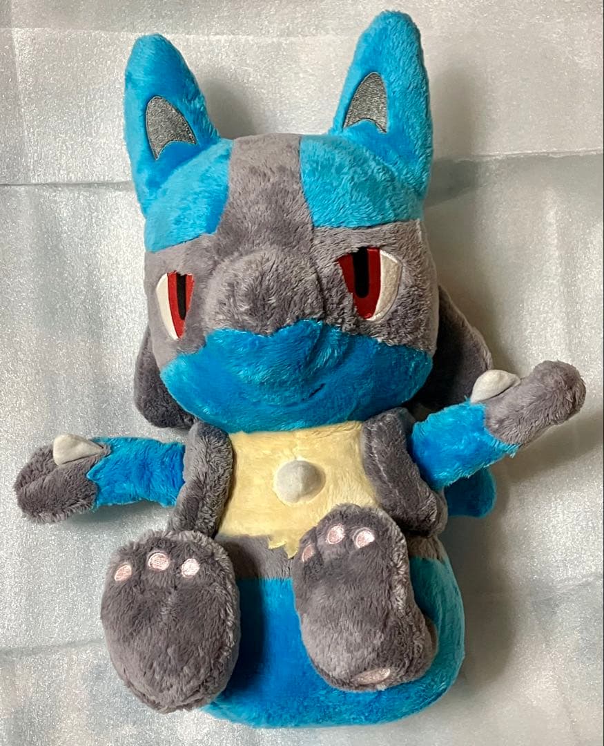 激レア　レトロ　ポケモンセンター　ルカリオ　ぬいぐるみ　12インチ　ポケドール 2026年最新】ルカリオ ポケドールの人気アイテム - メルカリ